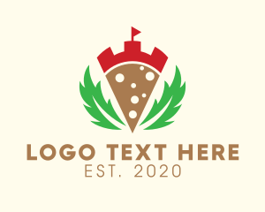 Lunch - Pizzeria Pizza Castle logo design