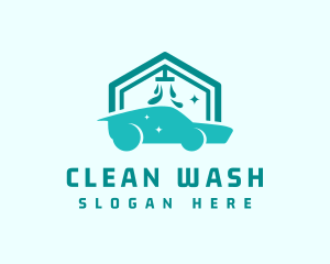 Washing - Home Car Wash logo design