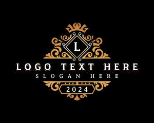 High End - Elegant Royal Crown logo design