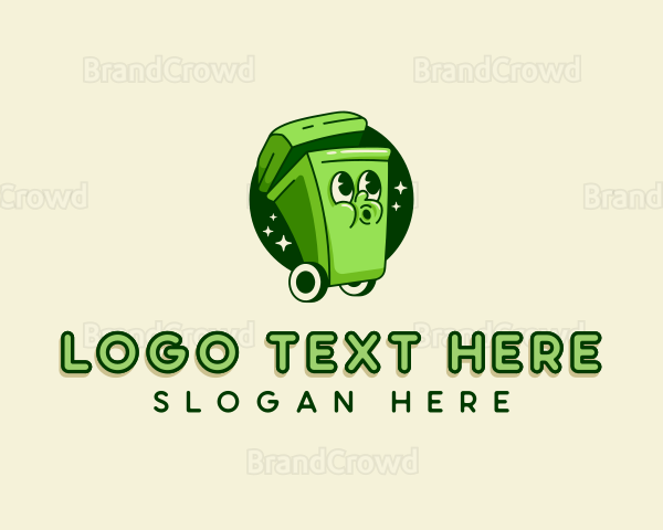 Garbage Trash Bin Logo