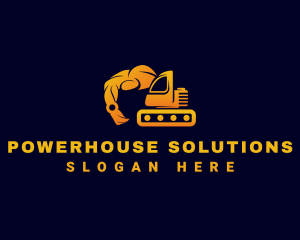 Strong - Strong Industrial Excavator logo design
