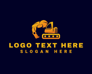 Strong Industrial Excavator Logo