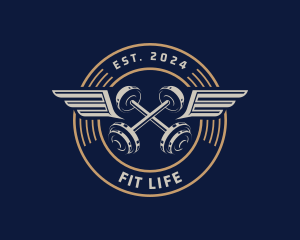 Gym Fitness Workout Training logo design