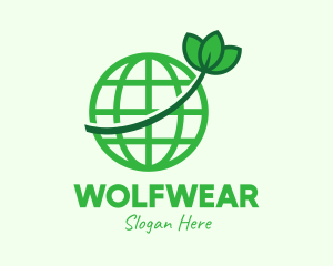 Vegan - Global Environment Conservation logo design