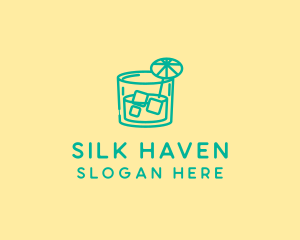 Tropical Cocktail Drink  logo design