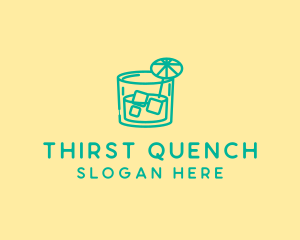 Drink - Tropical Cocktail Drink logo design