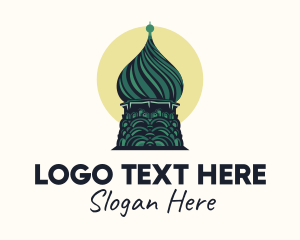 Accommodaton - Moscow Cathedral Landmark logo design