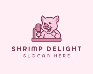 Dj - Pig Podcast Host logo design