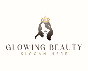 Aesthetician - Royal Beauty Queen logo design