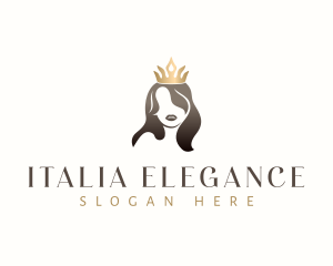 Royal Beauty Queen logo design