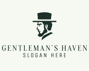 Top Hat Gentleman  logo design