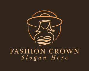 Hat - Elegant Lady Hat logo design