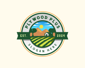 Agricultural Farm Landscape Logo