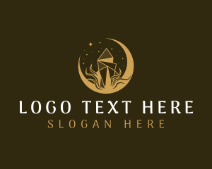 Jewelry - Elegant Moon Gem logo design
