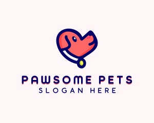 Dog Pet Grooming logo design