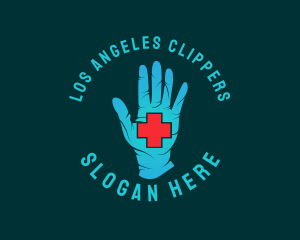 Medical Gloves Cross Logo