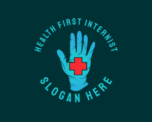 Medical Gloves Cross logo design