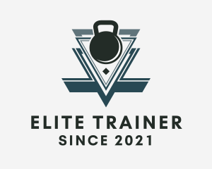 Triangle Kettlebell Gym  logo design