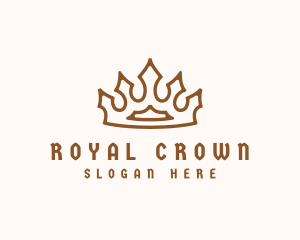 Bronze Royal Crown logo design