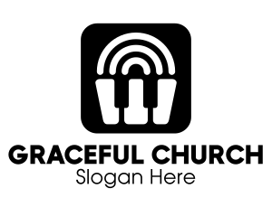 Signal - Piano Sound App logo design