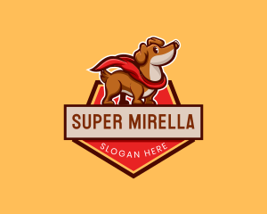 Super Pet Dog  logo design