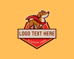 Super Hero - Super Pet Dog logo design