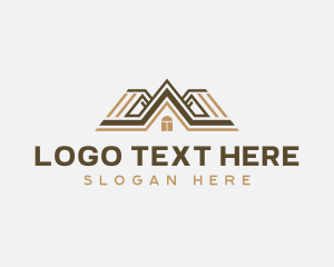 Real Estate - Residential Roof Realty logo design