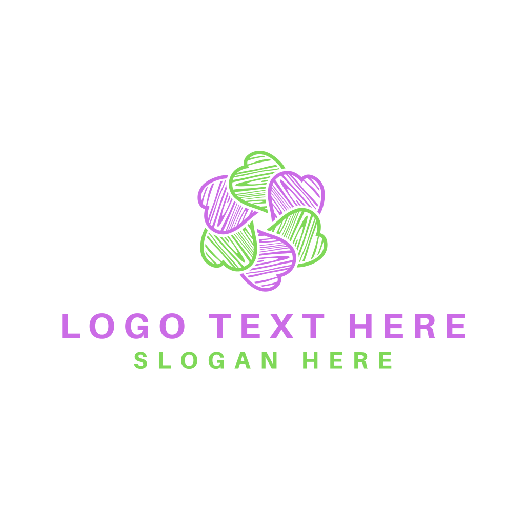 Wooden Flower Heart Logo | BrandCrowd Logo Maker