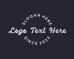 Retro - Fashion Script Company logo design