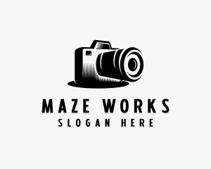 DSLR Photography Camera logo design