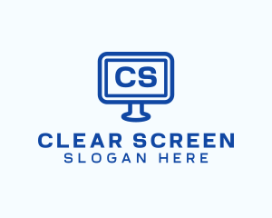 Screen - Computer Screen Technology logo design