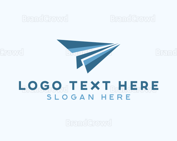 Paper Plane Aviation Logo