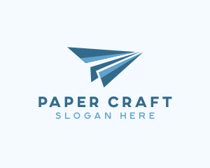 Paper Plane Aviation logo design