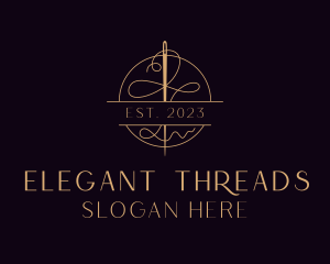 Needle Thread Seamstress logo design