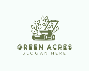 Mowing - Mowing Gardener Lawn logo design