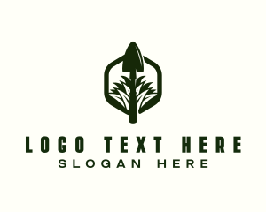 Shovel - Garden Trowel Landscaping logo design