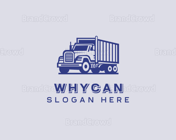 Freight Trucking Transportation Logo