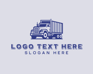 Tank Truck - Freight Trucking Transportation logo design