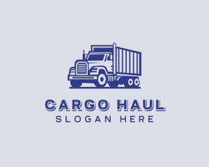 Freight Trucking Transportation logo design