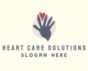 Charity Hand Support logo design