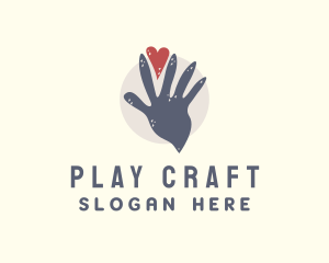 Social Welfare - Charity Hand Support logo design
