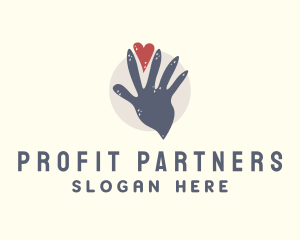 Charity Hand Support logo design