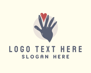 Advocate - Charity Hand Support logo design