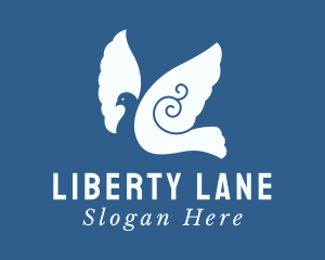 Freedom - Spiritual Freedom Dove logo design