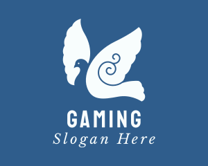 Pigeon - Spiritual Freedom Dove logo design