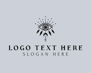 Tarot - Boho Tarot Eye logo design