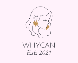 Earrings - Fashion Woman Earrings logo design
