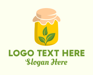 Homemade - Fermented Herbal Jar logo design