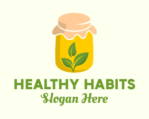 Fermented Herbal Jar logo design