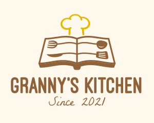 Kitchen Recipe Book  logo design